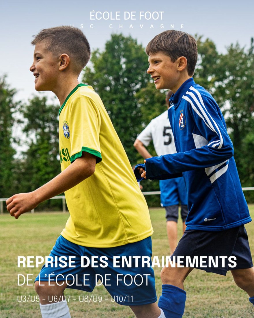 Reprise des entraînements École de Foot